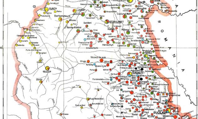 imagine harta etnica a regiunii bucovina 1910