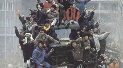 imagine revolutia din romania 1989