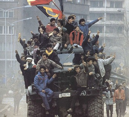 imagine revolutia din romania 1989