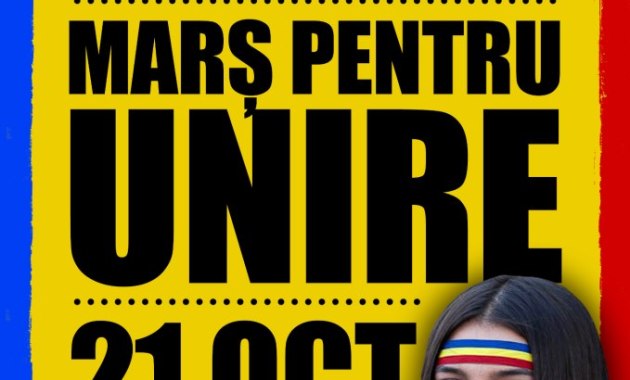 marsul unirii bucuresti 21 octombire
