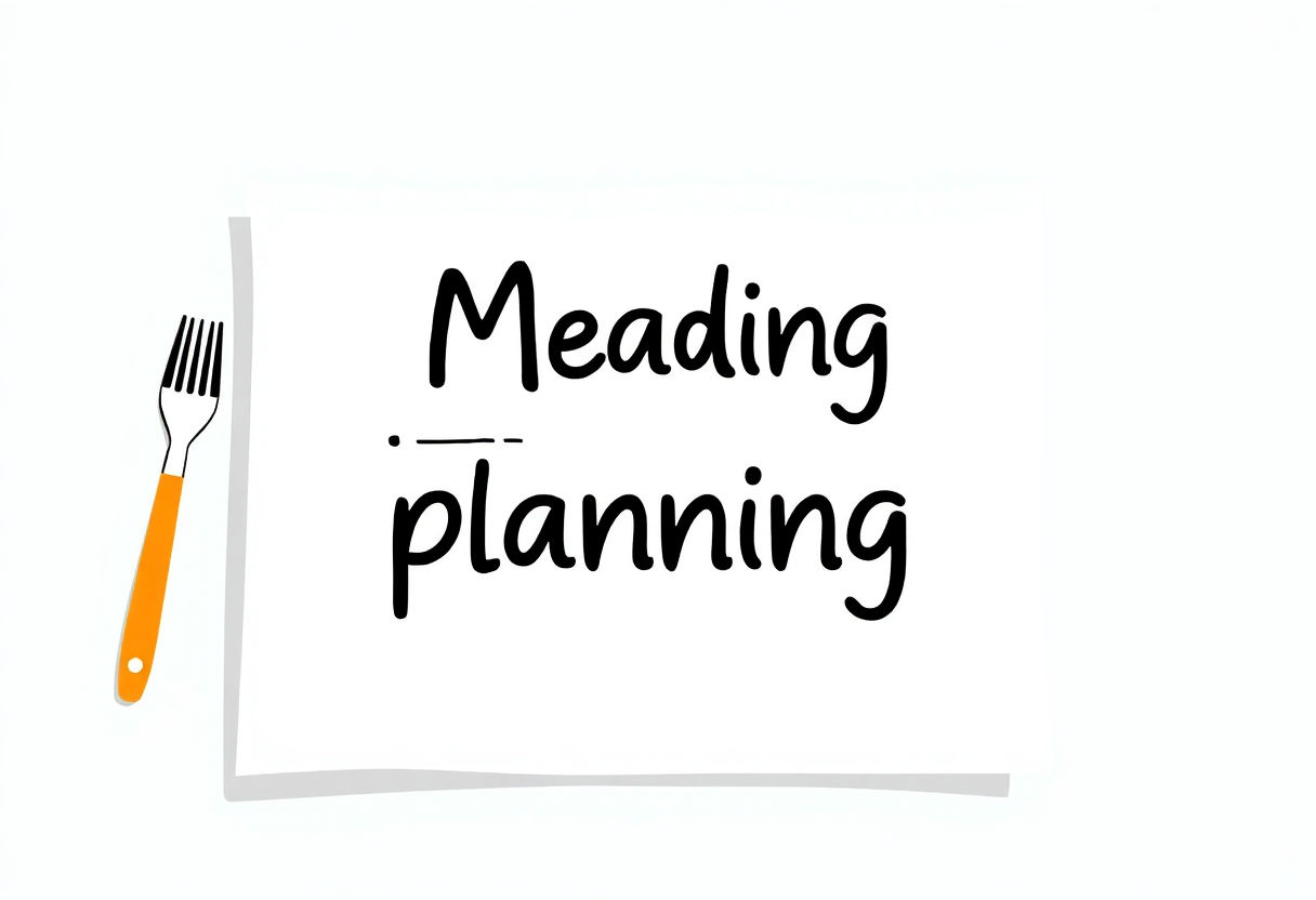 Planificare mese pe hârtie