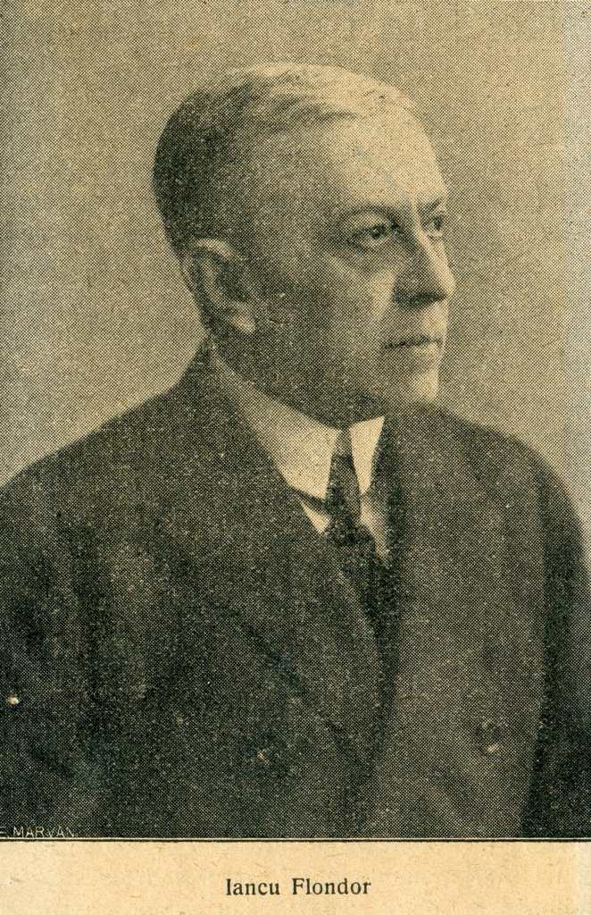 Portret al lui Iancu Flondor, lider politic român, artizan al unirii Bucovinei cu România, realizat în perioada interbelică