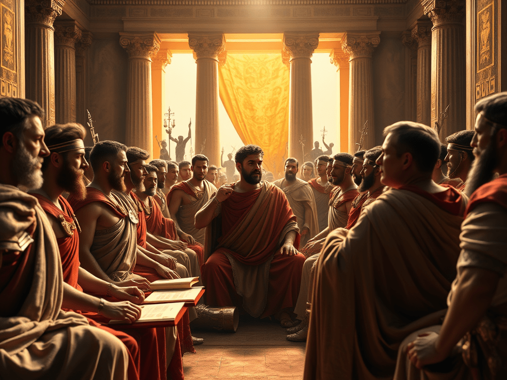 reprezentare a Senatului roman în Războaiele Punice