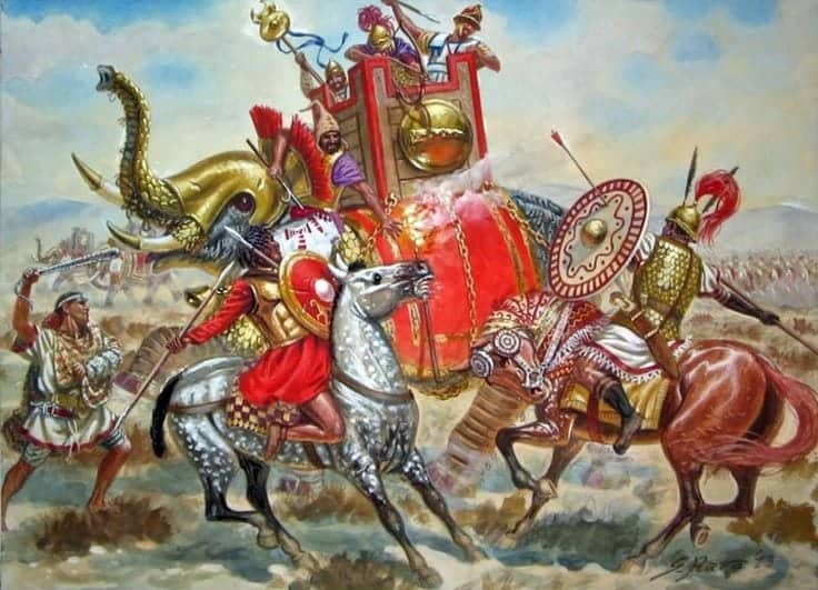 Reprezentare artistică a lui Xanthippus, lider militar spartan, cunoscut pentru rolul său decisiv în apărarea Cartaginei împotriva campaniei romane din Africa în timpul Primului Război Punic